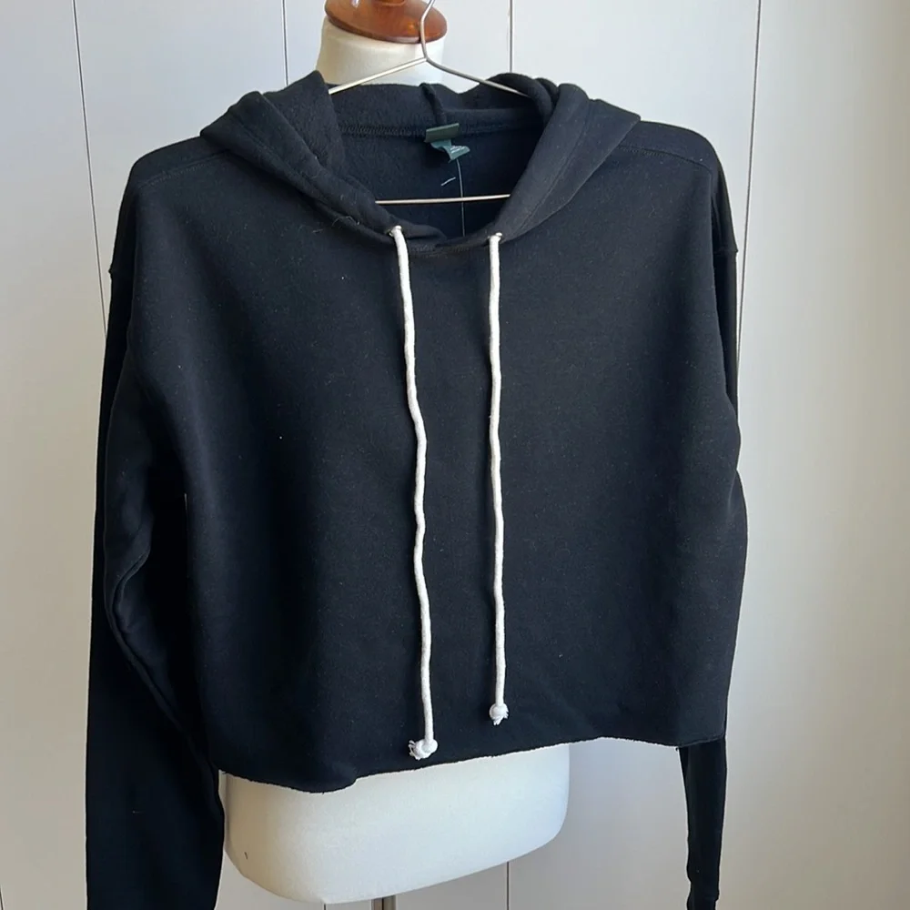 Wild Fable hooded crop sweatshirt pullover NWT - Picture 6 of 6